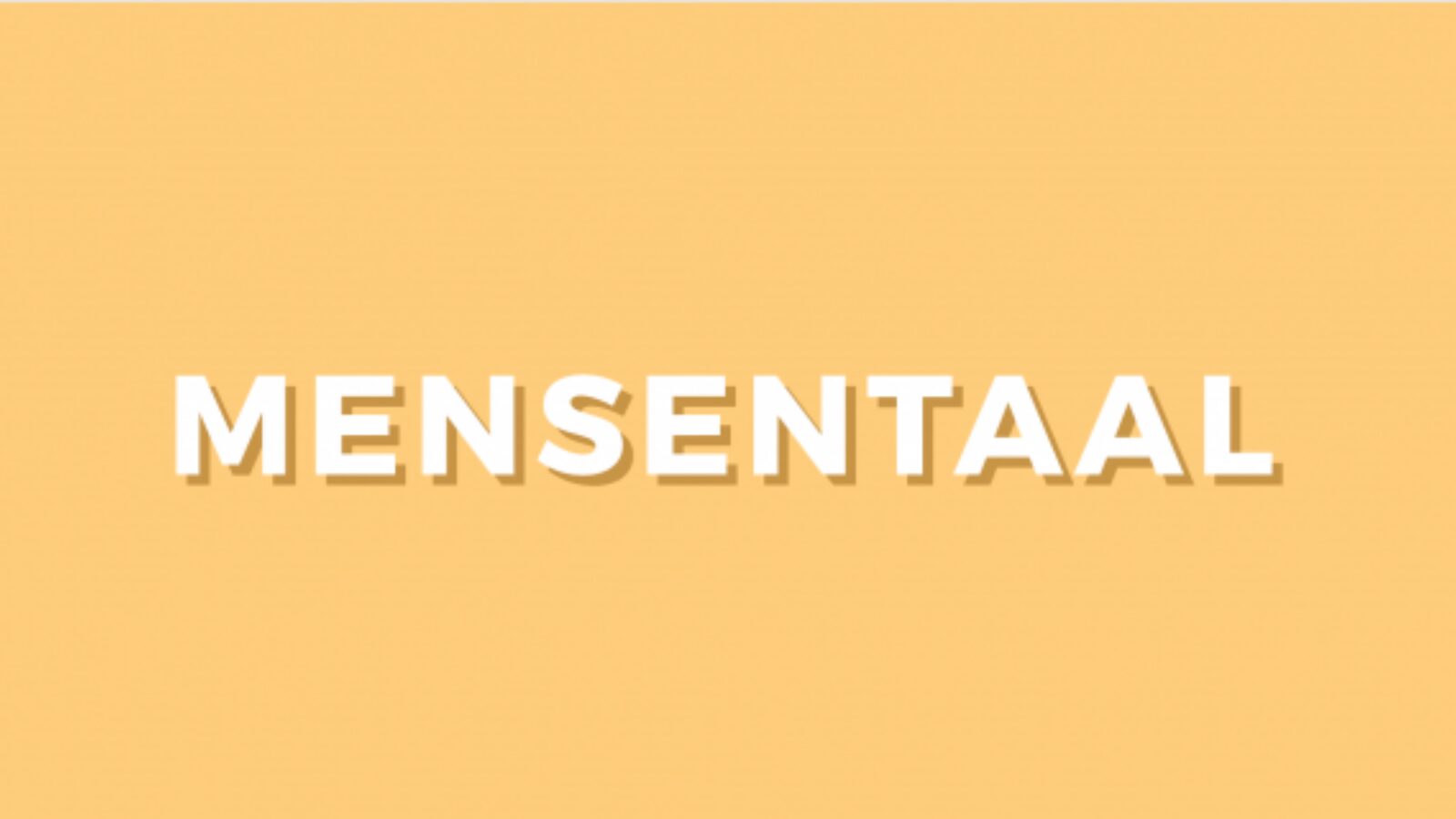 picture of Mensentaal, nieuw wetenschappelijk programma vanaf 31/10